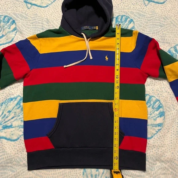 Polo by Ralph Lauren Men's Colorful Striped Hoodie - Picture 6 of 7